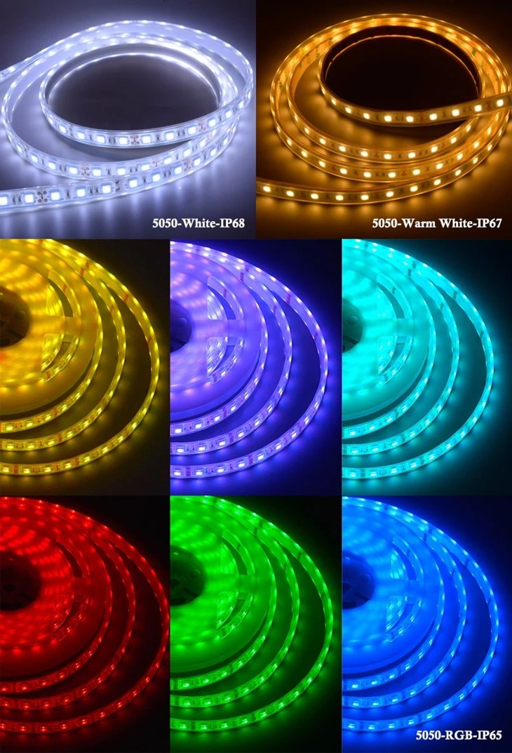 Battery Operated Tape 5050 RGB Strip Light