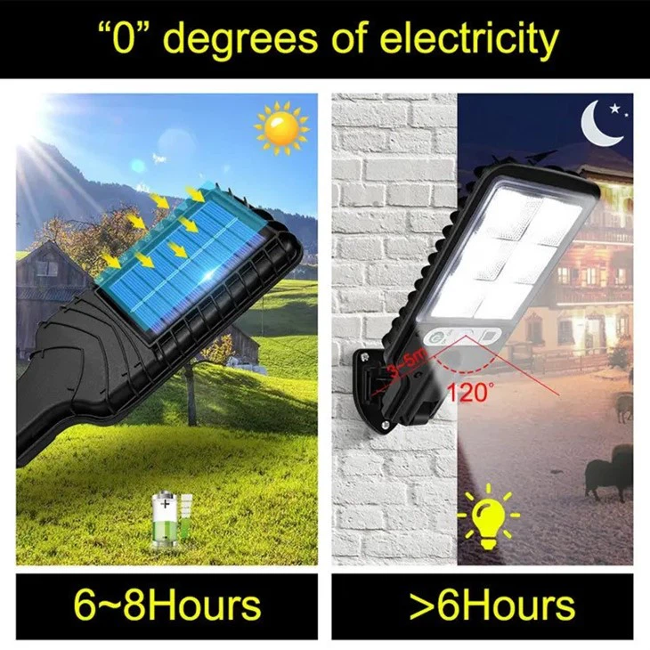Motion Sensor All In One LED Solar Street Light 2