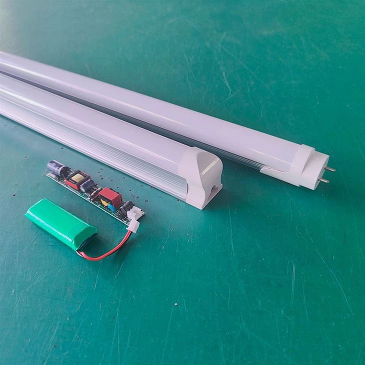 Integrated 4FT Rechargeable T8 Emergency Led Tube