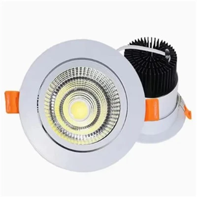 Yuvarlak Muhafaza Kısılabilir Gömme LED Downlight