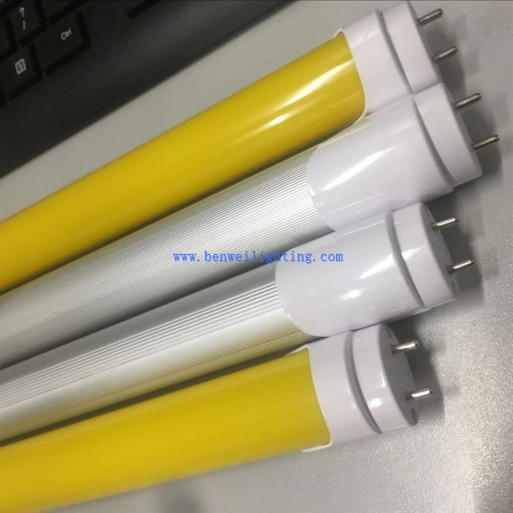 Anti yellow cover 120cm T8 LED light
